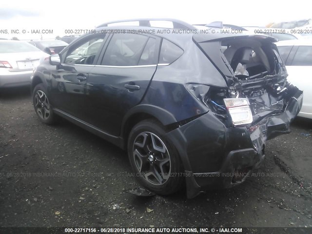 JF2GTAJC8JH324354 - 2018 SUBARU CROSSTREK LIMITED GRAY photo 3