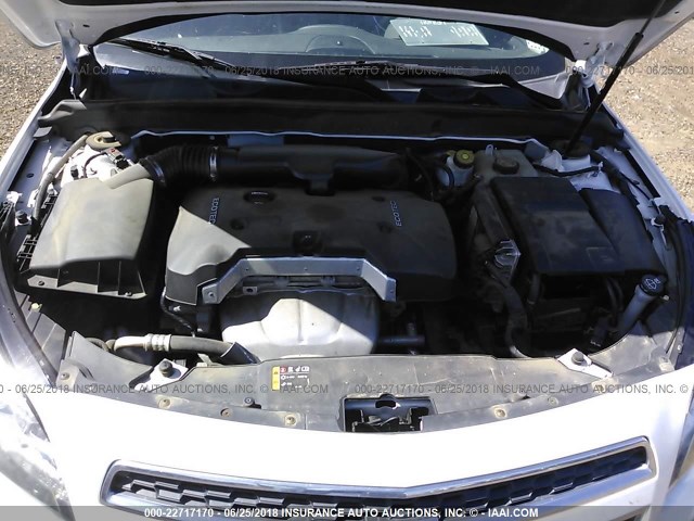 1G11C5SA6DF301012 - 2013 CHEVROLET MALIBU 1LT 白色 照片 10