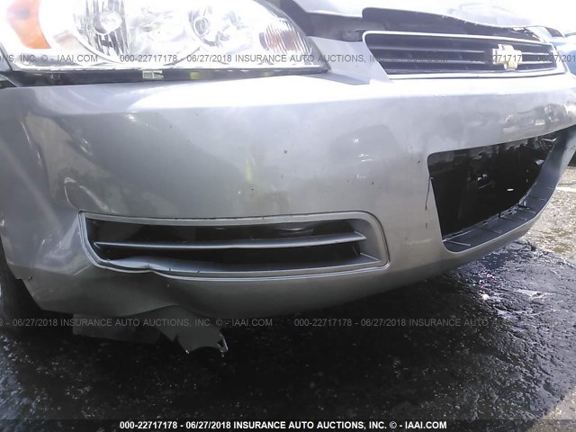 2G1WT58K689135658 - 2008 CHEVROLET IMPALA LT GRAY photo 6
