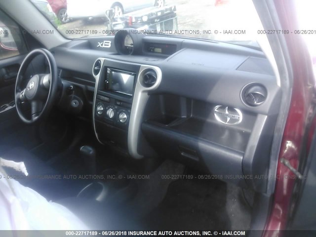 JTLKT324964110519 - 2006 TOYOTA SCION XB მუქწითელი ფოტო 5
