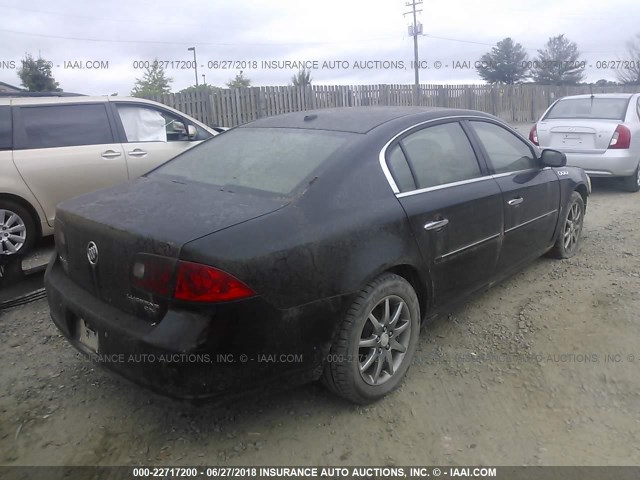 1G4HD57256U202311 - 2006 BUICK LUCERNE CXL BLACK photo 4