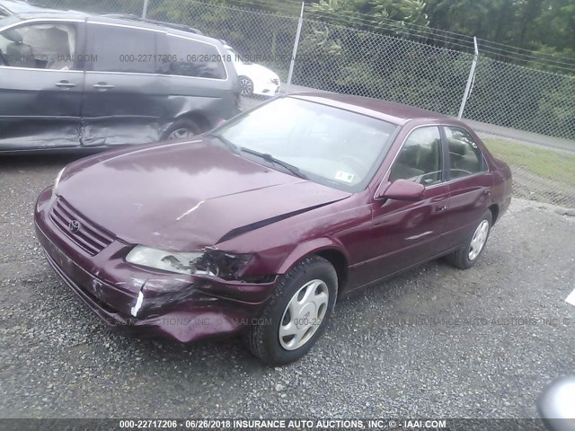 JT2BF22K4W0143309 - 1998 TOYOTA CAMRY CE/LE/XLE MAROON photo 2