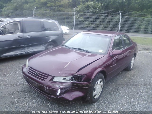 JT2BF22K4W0143309 - 1998 TOYOTA CAMRY CE/LE/XLE MAROON photo 6