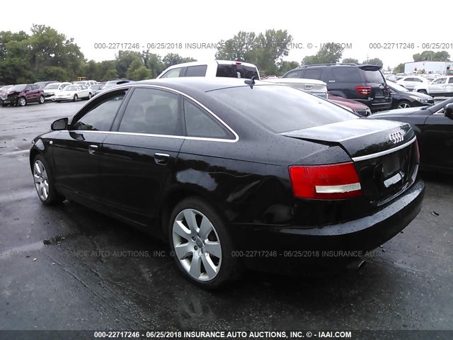 WAUAH74F27N015307 - 2007 AUDI A6 3.2 Qara foto 3