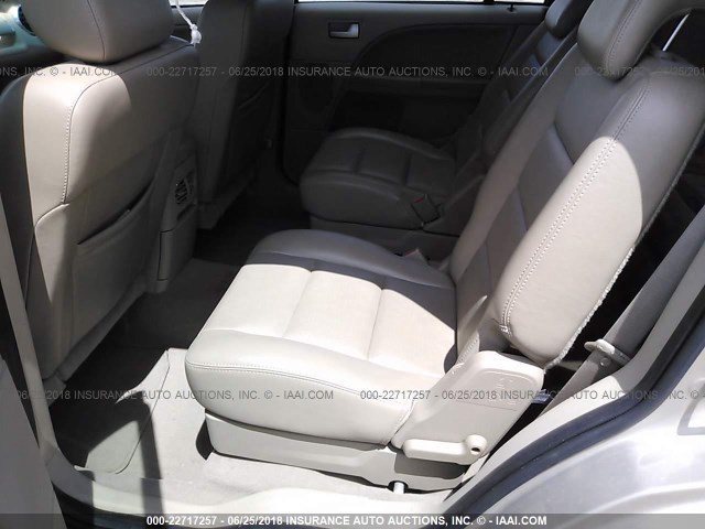 1FMZK05147GA03449 - 2007 FORD FREESTYLE SEL TAN photo 8