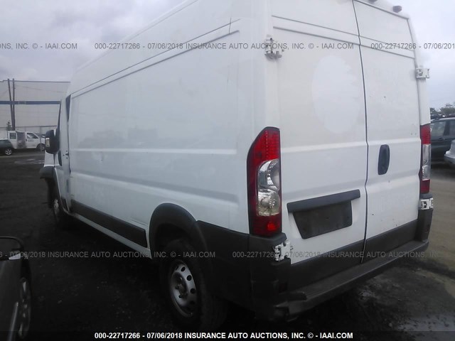 3C6TRVDG2FE506007 - 2015 RAM PROMASTER 2500 2500 HIGH WHITE photo 3