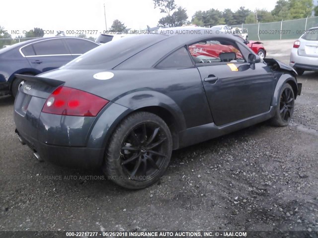 TRUWF28NX51010630 - 2005 AUDI TT 3.2 QUATTRO GRAY photo 4