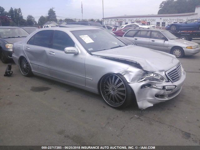 WDBNG70J74A390600 - 2004 MERCEDES-BENZ S 430 SILVER photo 1