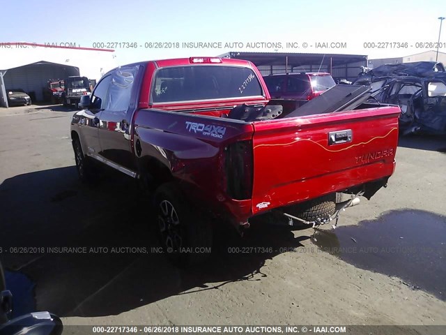 5TFDW5F18FX464053 - 2015 TOYOTA Tundra CREWMAX SR5/TRD PRO RED photo 3