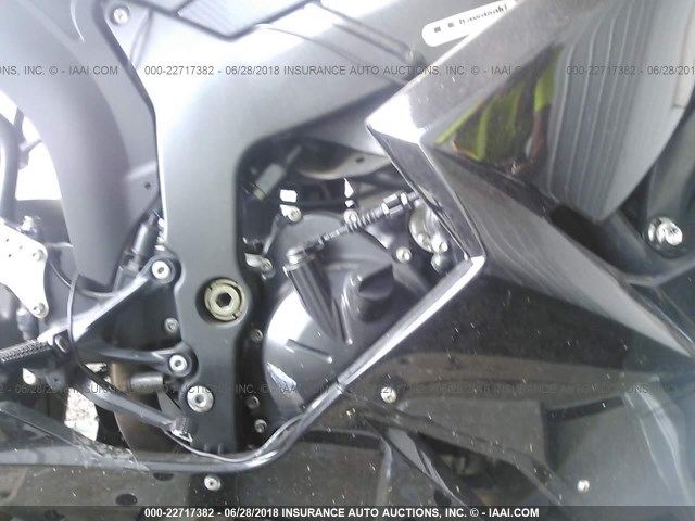 JKAZX4P107A011264 - 2007 KAWASAKI ZX600 P BLACK photo 8