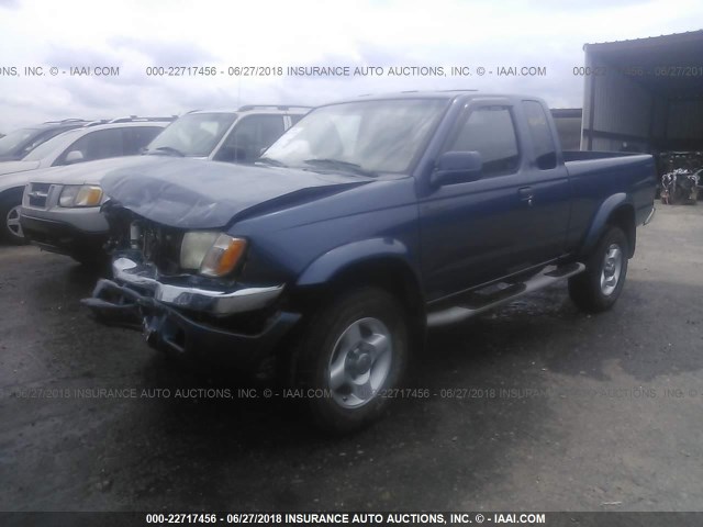 1N6ED26Y9YC391482 - 2000 NISSAN FRONTIER KING CAB XE/KING CAB SE BLUE photo 2