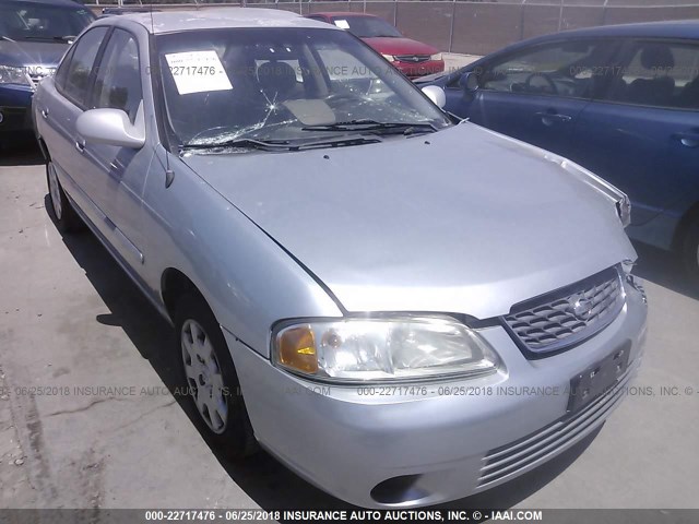 3N1CB51D92L668846 - 2002 NISSAN SENTRA XE/GXE BEIGE photo 1