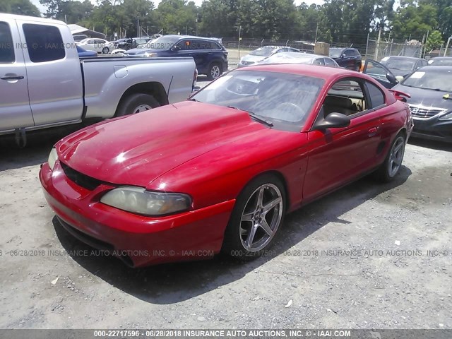 1FALP47V3VF118281 - 1997 FORD MUSTANG COBRA RED photo 2