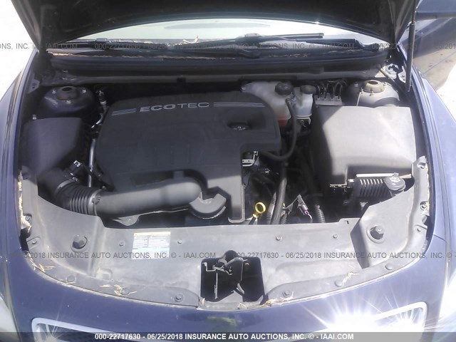 1G1ZC5EB3A4128449 - 2010 CHEVROLET MALIBU 1LT BLUE photo 10