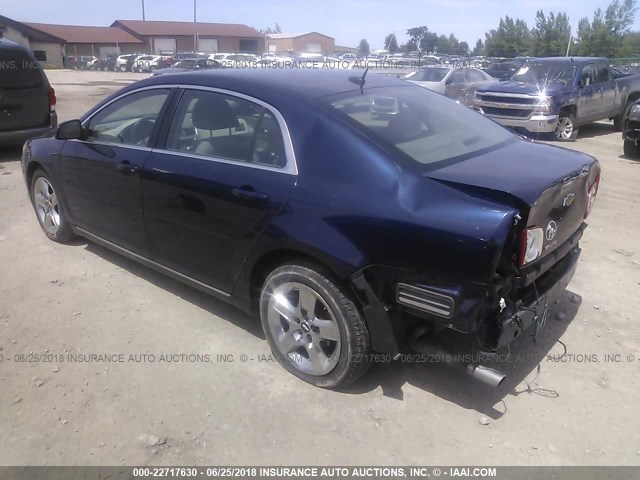 1G1ZC5EB3A4128449 - 2010 CHEVROLET MALIBU 1LT BLUE photo 3