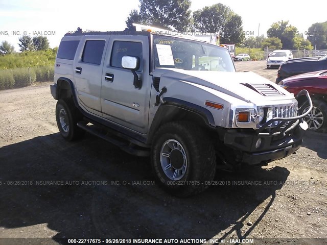 5GRGN23U83H127237 - 2003 HUMMER H2 GRAY photo 1