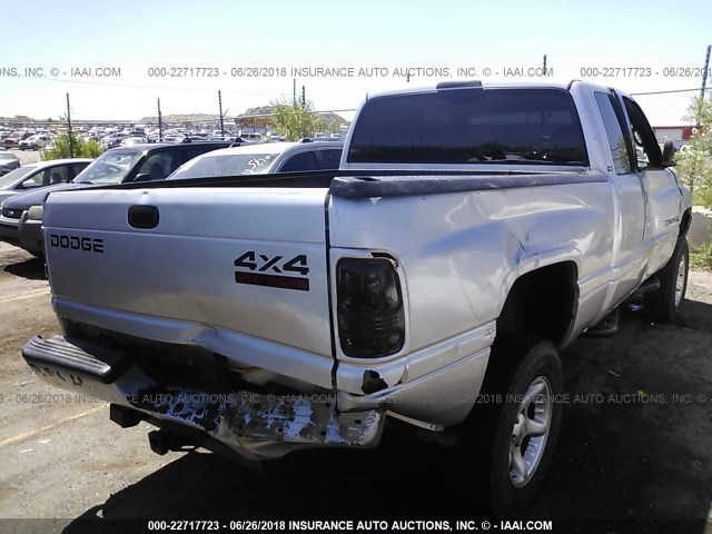 3B7HF13ZX1G776585 - 2001 DODGE RAM 1500 SILVER photo 4