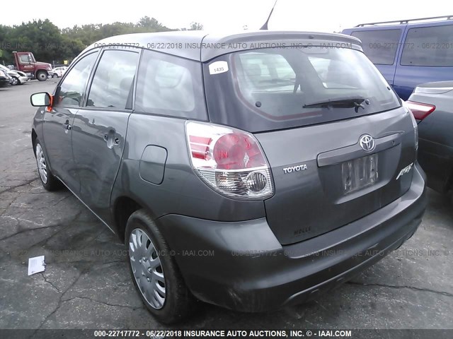 2T1KR32E56C575086 - 2006 TOYOTA COROLLA MATRIX XR GRAY photo 3