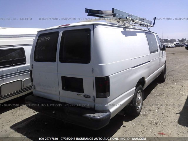 1FTNS2EL5BDB06440 - 2011 FORD ECONOLINE E250 VAN WHITE photo 4