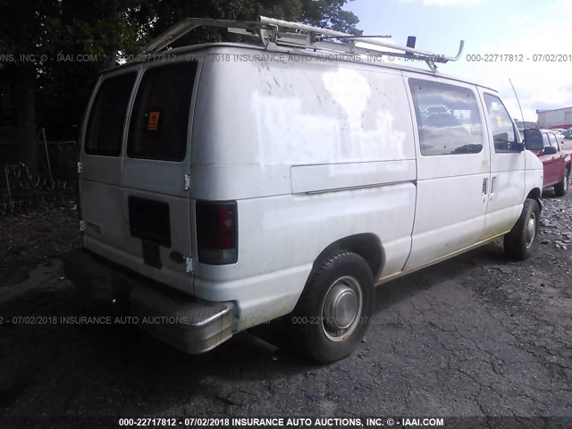 1FTFE24L1VHA59577 - 1997 FORD ECONOLINE E250 VAN WHITE photo 4