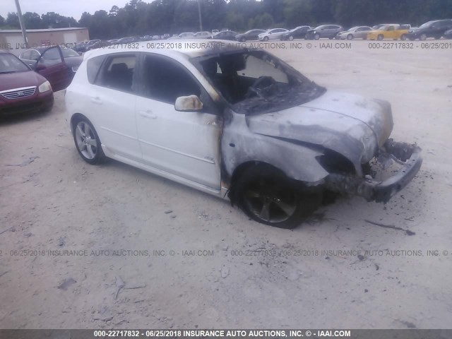 JM1BK343861484706 - 2006 MAZDA 3 HATCHBACK WHITE photo 1