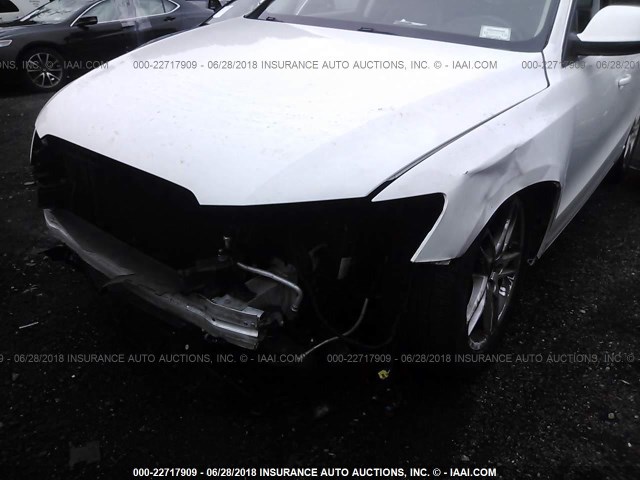 WA1LFAFP5DA004786 - 2013 AUDI Q5 PREMIUM PLUS WHITE photo 6