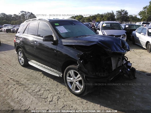 4JGDA2EB5EA269404 - 2014 MERCEDES-BENZ ML 350 BLUETEC BLACK photo 1