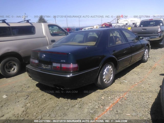 1G6KY5291SU829989 - 1995 CADILLAC SEVILLE STS GREEN photo 4