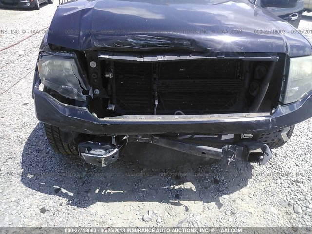 1FMFU19577LA11889 - 2007 FORD EXPEDITION LIMITED BLACK photo 6