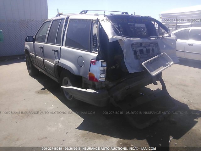 1J4FX58S4WC149876 - 1998 JEEP GRAND CHEROKEE LAREDO/TSI GRAY photo 3