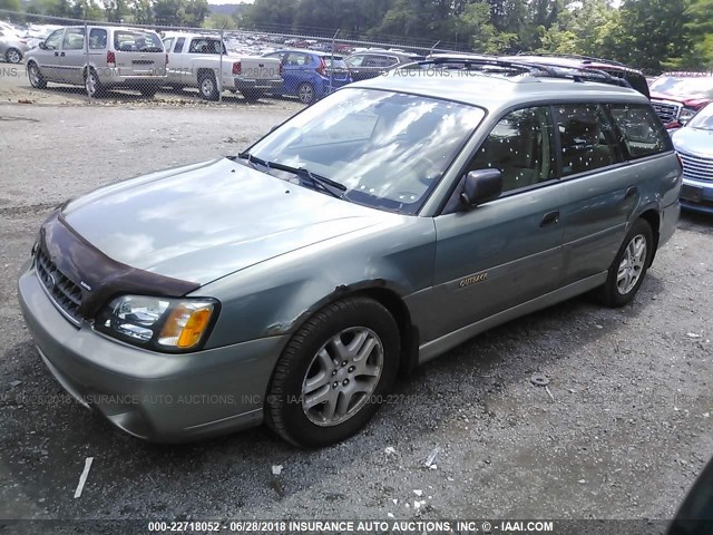 4S3BH675737618868 - 2003 SUBARU LEGACY OUTBACK AWP 绿色 照片 2