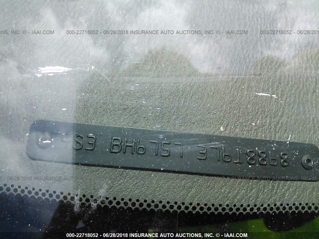 4S3BH675737618868 - 2003 SUBARU LEGACY OUTBACK AWP 绿色 照片 9