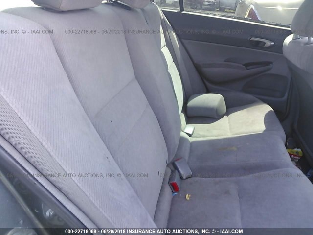 2HGFA16569H344569 - 2009 HONDA CIVIC LX Açıq mavi foto 8