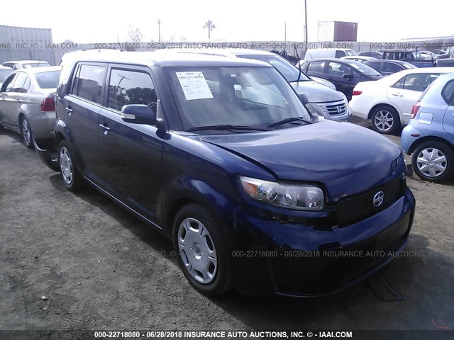 JTLKE50E081013733 - 2008 TOYOTA SCION XB ლურჯი ფოტო 1