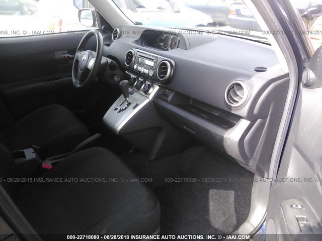 JTLKE50E081013733 - 2008 TOYOTA SCION XB ლურჯი ფოტო 5