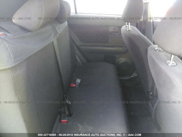 JTLKE50E081013733 - 2008 TOYOTA SCION XB ლურჯი ფოტო 8