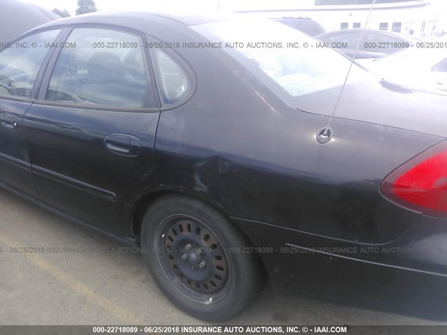 1FAFP52UX3A244858 - 2003 FORD TAURUS LX BLACK photo 6