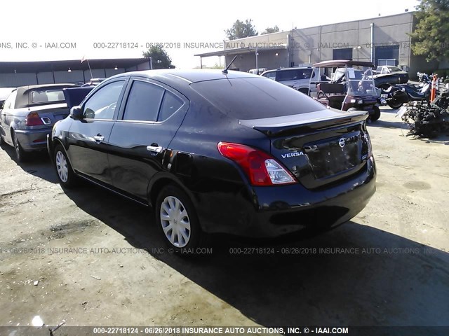 3N1CN7AP3DL883686 - 2013 NISSAN VERSA S/S PLUS/SV/SL BLACK photo 3