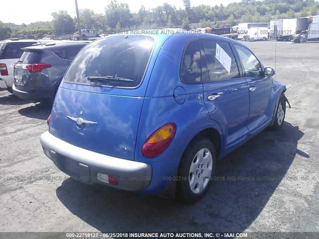 3C4FY48B43T530821 - 2003 CHRYSLER PT CRUISER CLASSIC BLUE photo 4