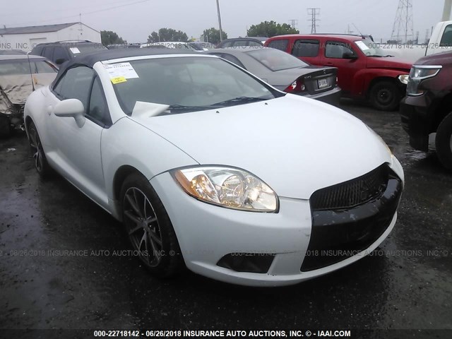 4A37L2EF7CE003786 - 2012 MITSUBISHI ECLIPSE SPYDER GS 白色 照片 1