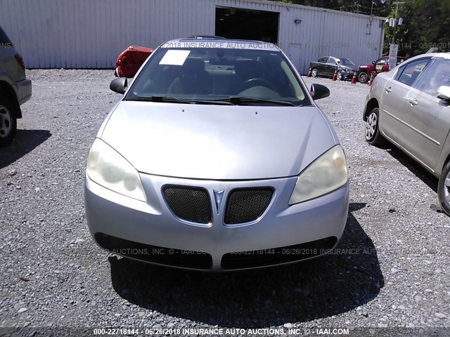 1G2ZG58N074120999 - 2007 PONTIAC G6 SE SILVER photo 6