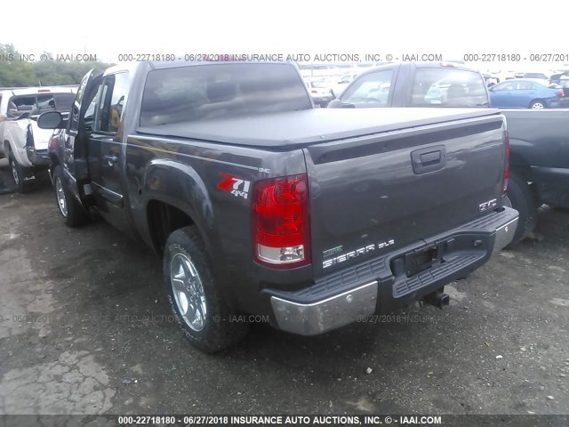 3GTRKVE38AG255543 - 2010 GMC SIERRA K1500 SLE GRAY photo 3