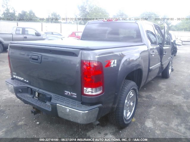 3GTRKVE38AG255543 - 2010 GMC SIERRA K1500 SLE GRAY photo 4