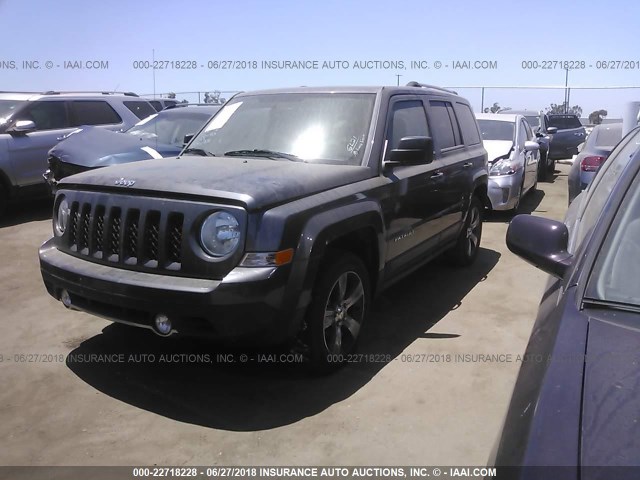 1C4NJPFA5GD526901 - 2016 JEEP PATRIOT LATITUDE GRAY photo 2