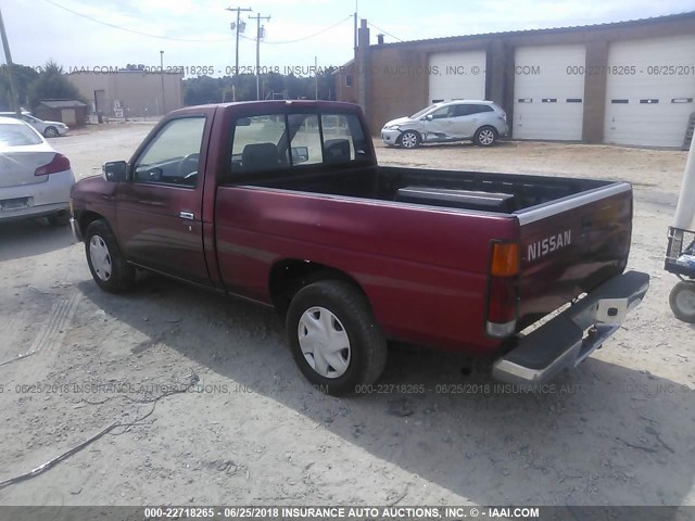 1N6SD11S8SC441974 - 1995 NISSAN TRUCK E/XE RED photo 3