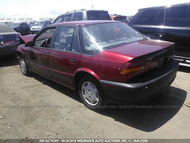 1G8ZH5287SZ397120 - 1995 SATURN SL1 RED photo 3