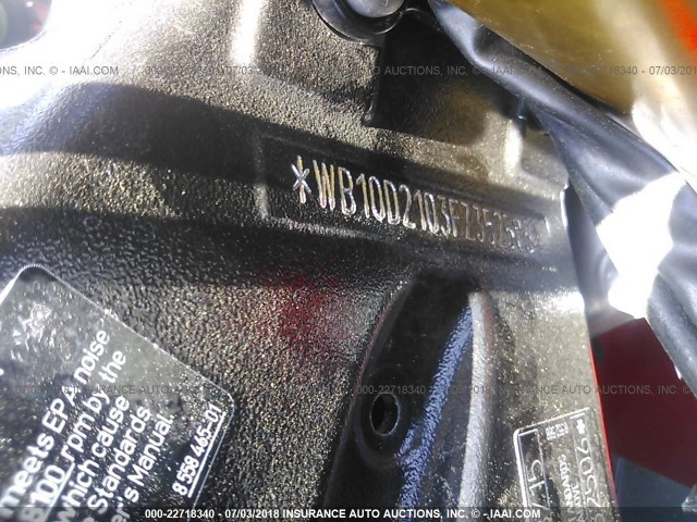 WB10D2103FZ352506 - 2015 BMW S 1000 RR RED photo 10