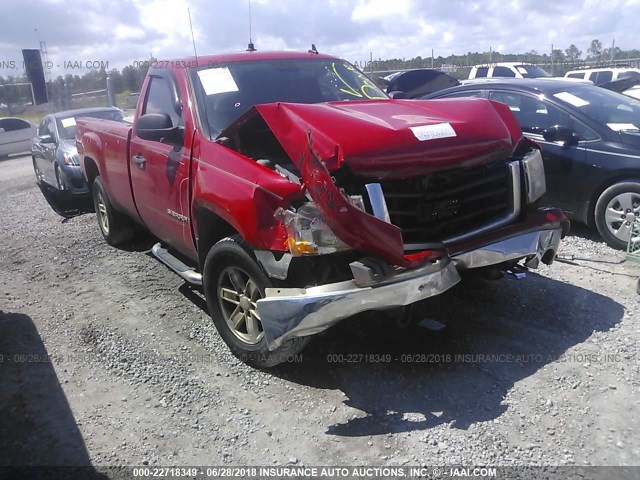 1GTEC14047Z563121 - 2007 GMC NEW SIERRA C1500 RED photo 1