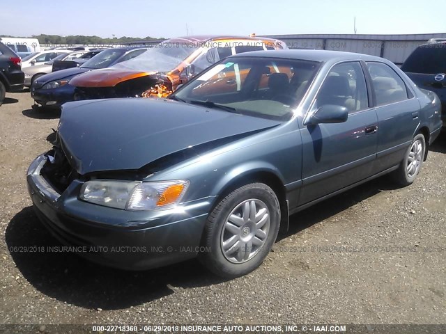 4T1BG22K3YU980841 - 2000 TOYOTA CAMRY CE/LE/XLE 浅蓝色 照片 2