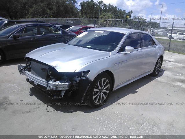 1LN6L9PK2J5602217 - 2018 LINCOLN CONTINENTAL PREMIER SILVER photo 2